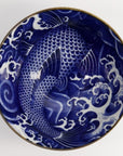 Skål Japonism Carp blå Ø 18 x 9 cm