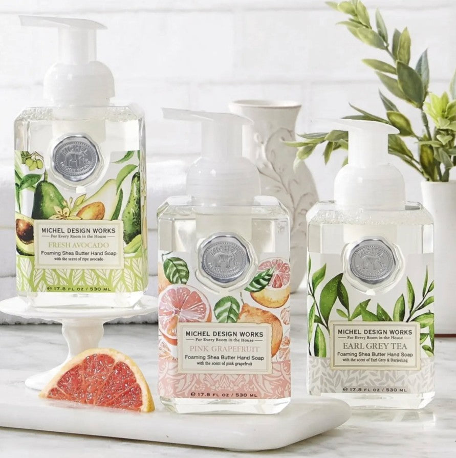 Skumtvål Pink Grapefruit - MICHEL DESIGN WORKS (2-pack 398 kr)