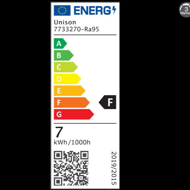 Glob 100mm opal E27 7W 2200K 3-steg dimbar minne
