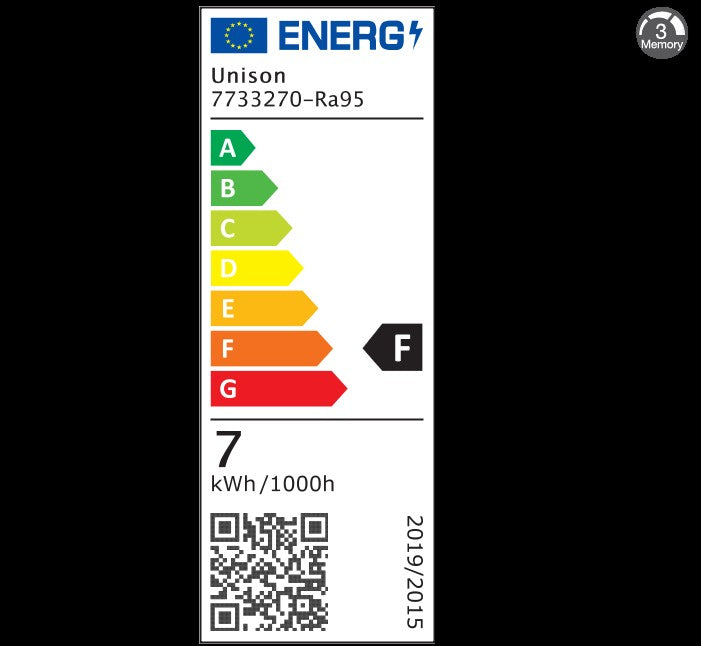Glob 125mm opal E27 7W 2200K 3-steg dimbar minne