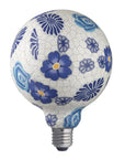 FLOWER BLUE glob 125mm E27 1,6W 2700K dimbar