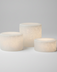 Lysande marmorsten MARBLE vit silkesmatt