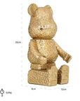 Dekoration Björne Bear sittande guld