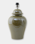 Lampfot Ming Olivgrön H35 cm