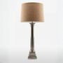 Lampfot Karl Hög Antik Silver H63 cm