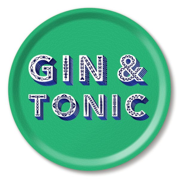 Bricka - Gin &amp; Tonic grön