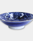 Skål Japonism Carp blå Ø 25.2 x 7.7 cm