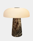 Trådlös Bordslampa Glossy Mini Grå brun