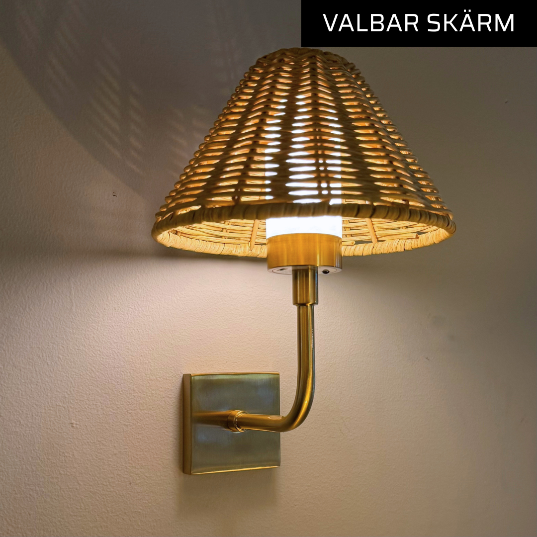 Trådlös vägglampa House of Firefly- MADRID