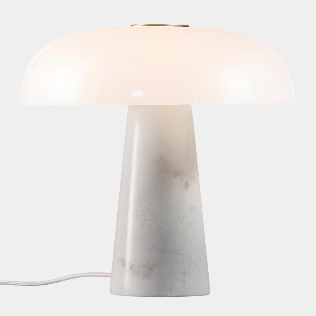 Bordslampa Glossy Vit