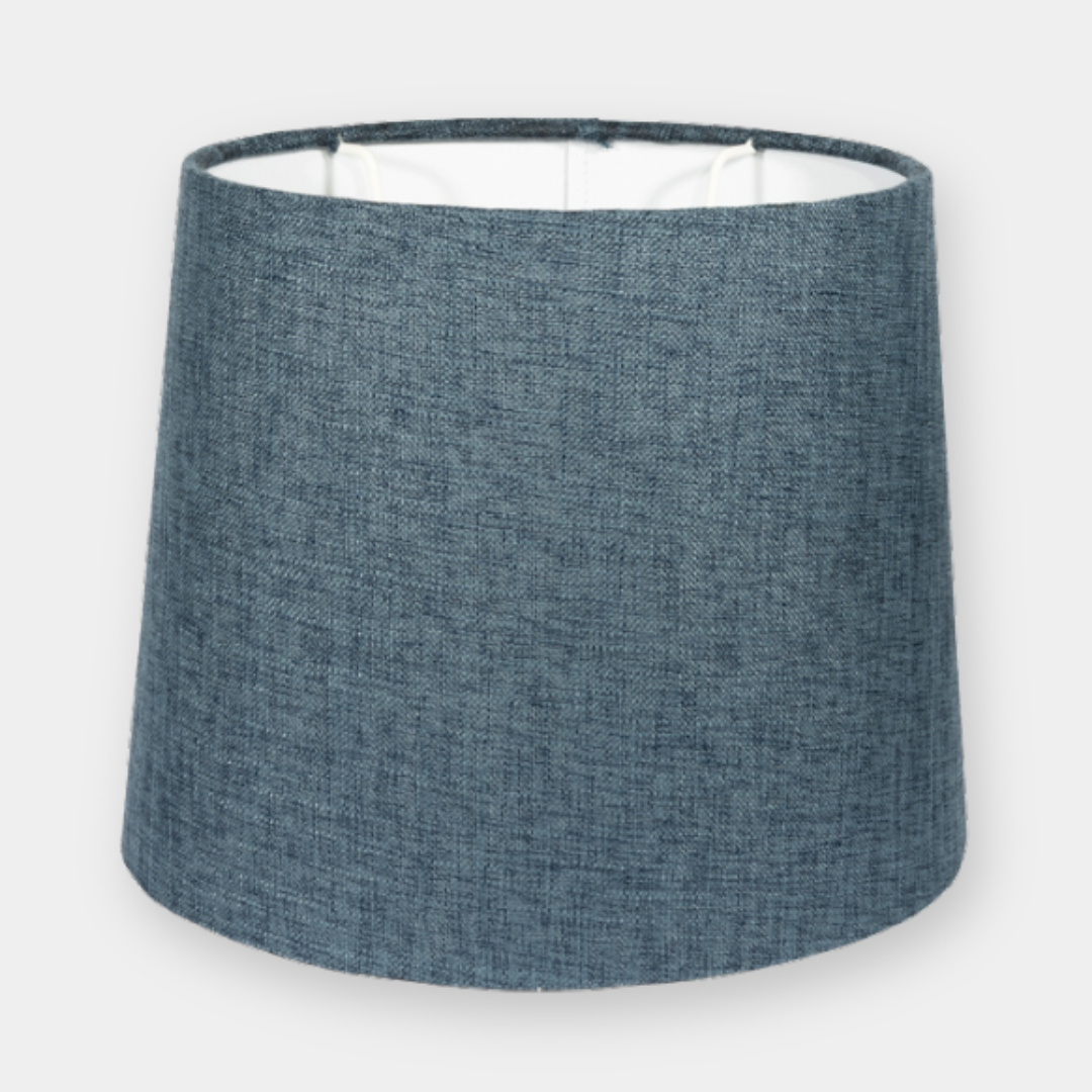 Lampskärm Alice oval Sambu blå D35 cm