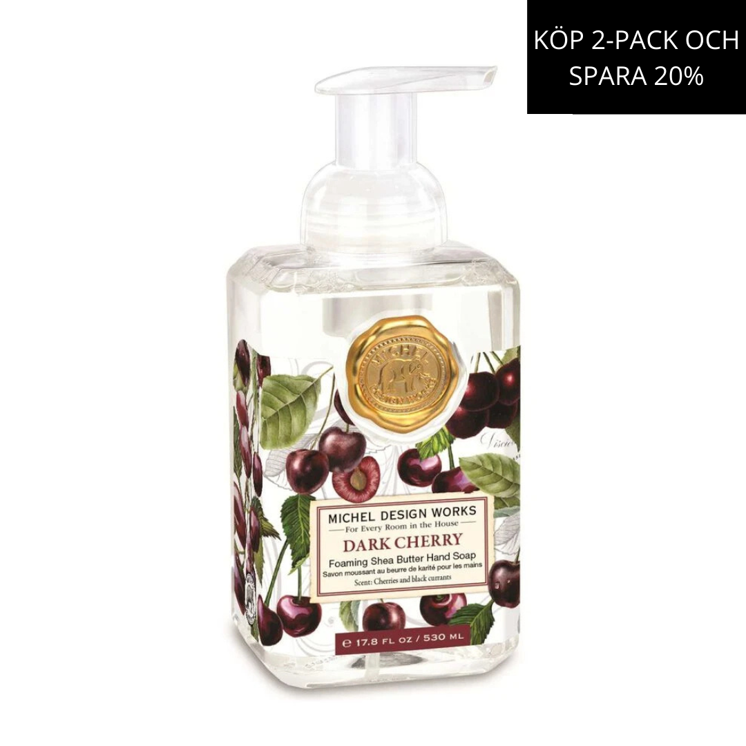 Skumtvål Dark Cherry MICHEL DESIGN WORKS