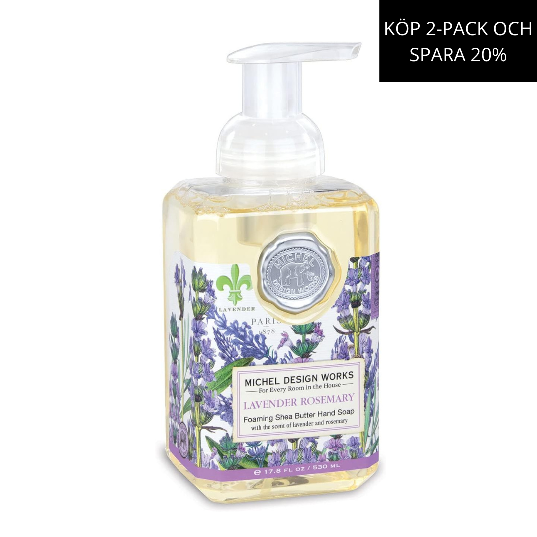 Skumtvål Lavender Rosemary MICHEL DESIGN WORKS