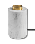 Bordslampa MARBLE vit silkesmatt