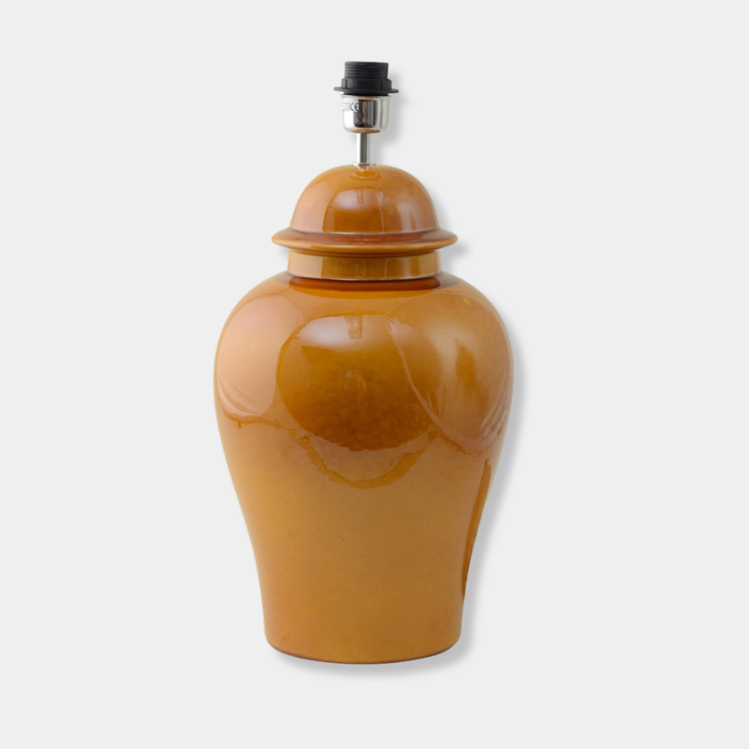 Lampfot Ming Mustard H35 cm