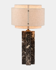 Komplett Bordslampa Takai Marble Brun H55 cm