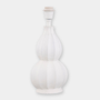 Lampfot Gusso Metall Vit H34 cm