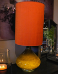 Lampa Flavia Large Seda Naranja
