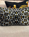 Kuddfodral silkessammet Les Ottomans Leopard