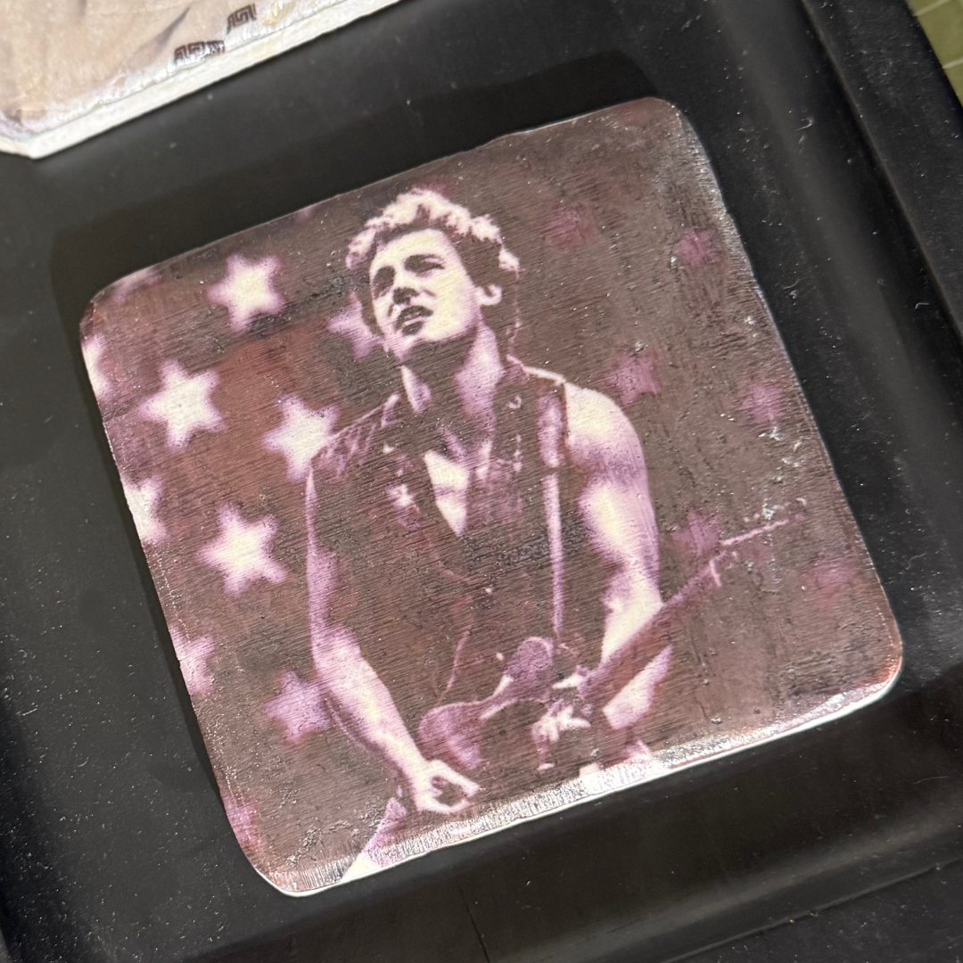 Glasunderlägg marmor Bruce Springsteen
