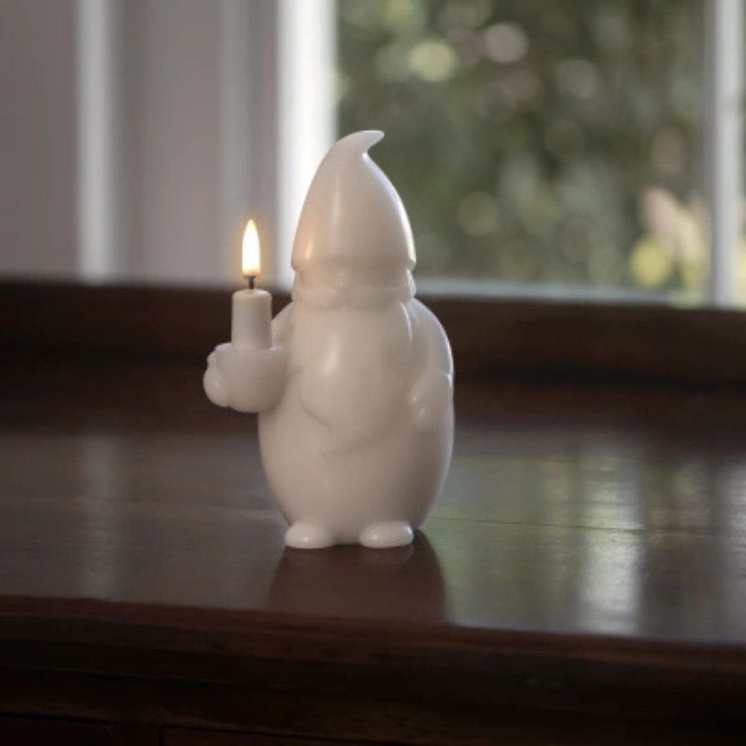 Blockljus LED Tomte