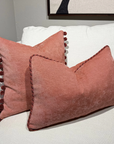 Kuddfodral Terracotta med keder