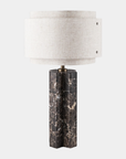 Komplett Bordslampa Takai Marble Brun H55 cm