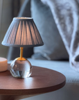 Trådlös bordslampa - VERONA - DUSTY BLUE