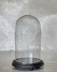 Glaskupol svart fot small
