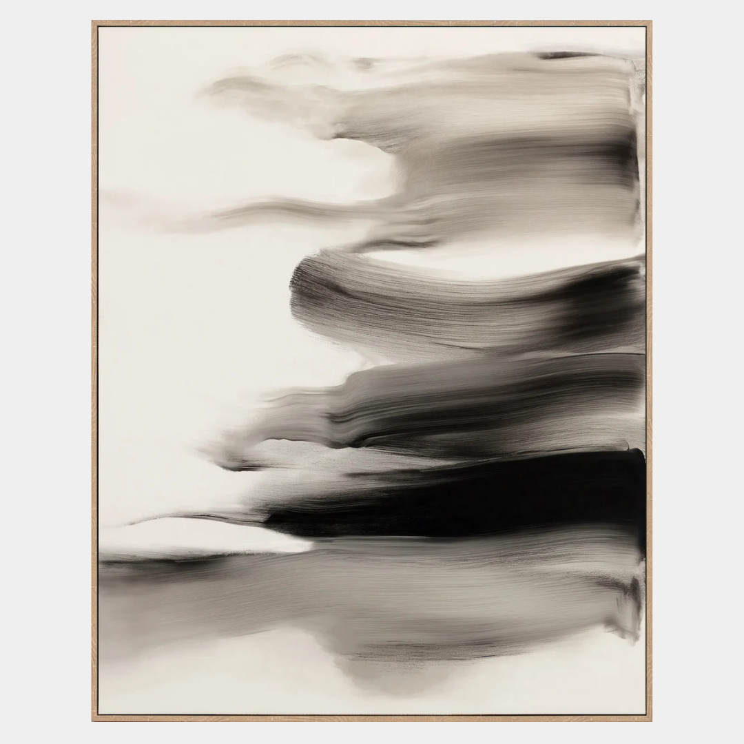LIGHTFALL - Inramat tryck på canvas H100xW80xD3.8cm