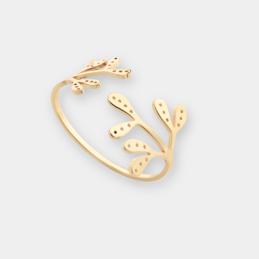 Servettring Mistletoe Mässing 2-pack