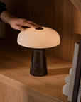 Trådlös Bordslampa Glossy Mini Svart