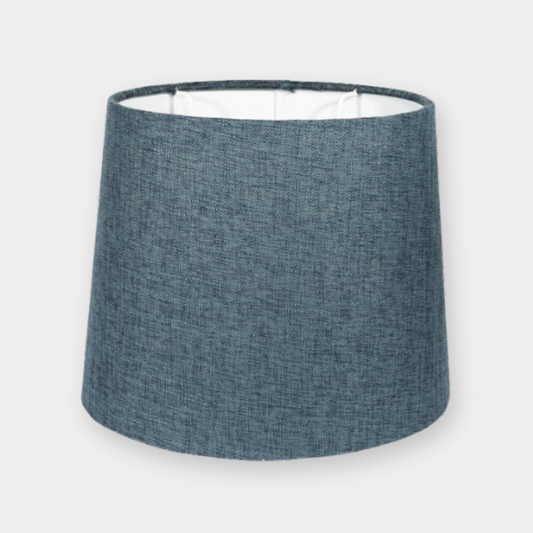 Lampskärm Alice oval Sambu blå D27 cm