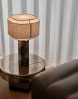 Komplett Bordslampa Takai Marble Brun H55 cm