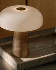 Bordslampa Glossy Mini Beige