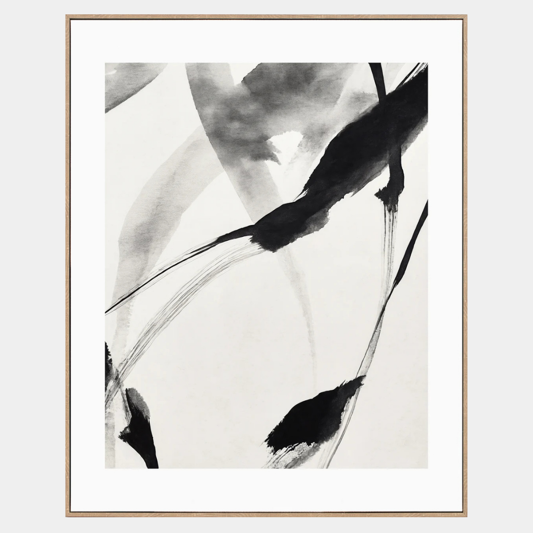 ECHOES - Inramat tryck på canvas H100xW80xD3.8cm