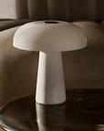 Trådlös Bordslampa Glossy Mini Vit