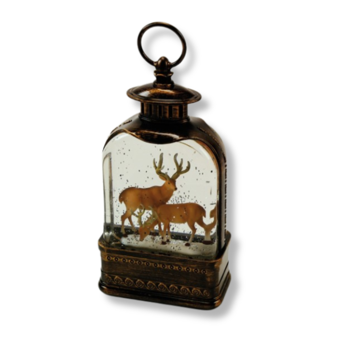 Spelande Lykta med hjortar