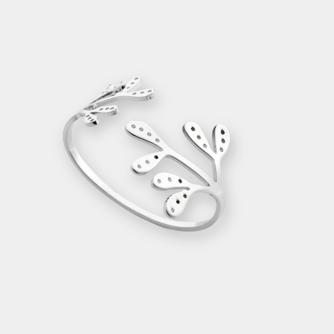 Servettring Mistletoe Rostfritt stål 2-pack