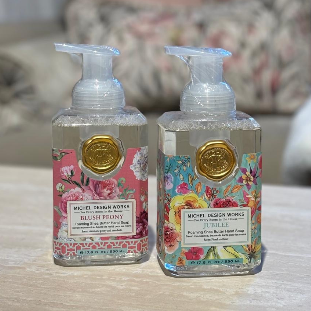 Skumtvål Blush Peony &amp; Jubilee - MICHEL DESIGN WORKS (2-pack)