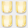 Tumblerglas gul 35 cl 4-pack