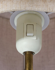 Komplett Bordslampa Takai Marble Brun H55 cm