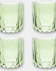 Tumblerglas grön 35 cl 4-pack