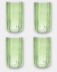 Tumblerglas grön 46 cl 4-pack