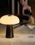 Trådlös Bordslampa Glossy Mini Svart