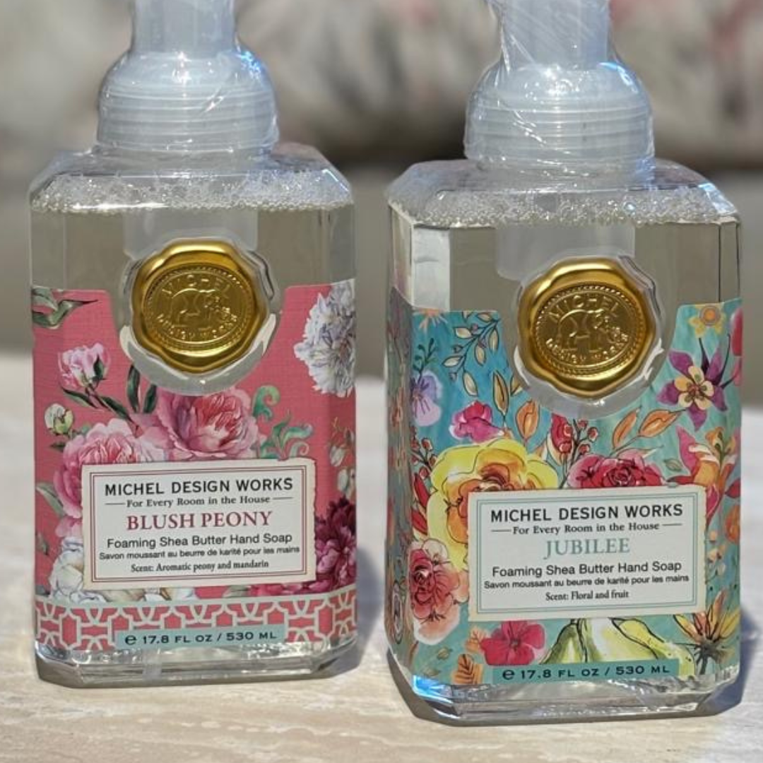 Skumtvål Blush Peony &amp; Jubilee - MICHEL DESIGN WORKS (2-pack)