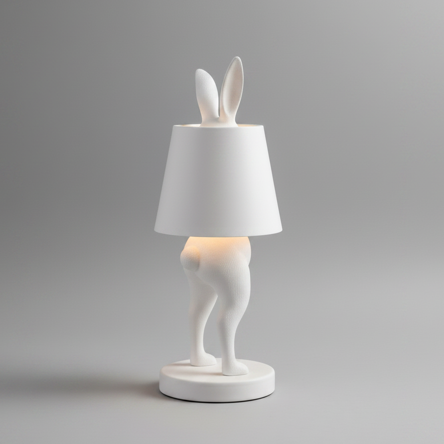 Trådlös Bordslampa LED Tompa Vit