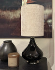 Lampa Flavia Mini Svart Budapest Beige