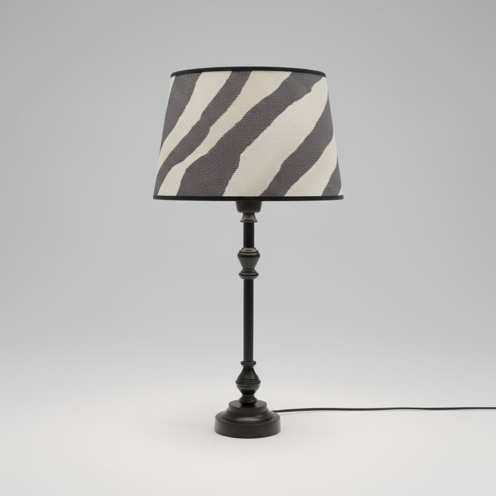 Lampfot Nelly Låg Svart H39 cm