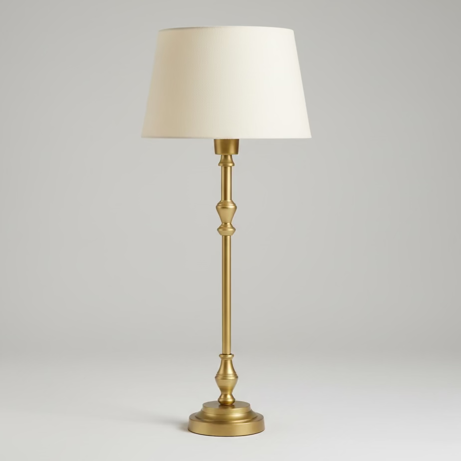Lampfot Nelly Hög Borstad mässing H53 cm
